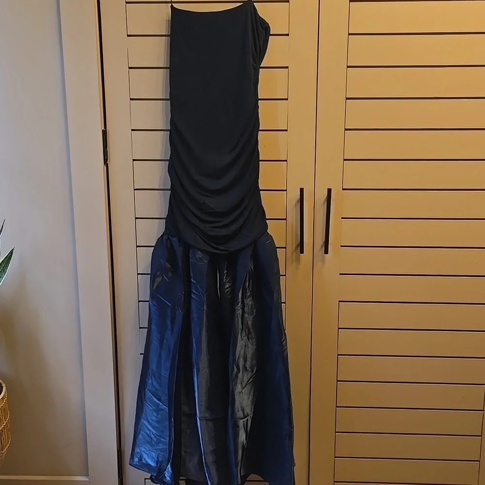 Staud LIYA DRESS BLACK NAVY Size Medium - Picture 10 of 10